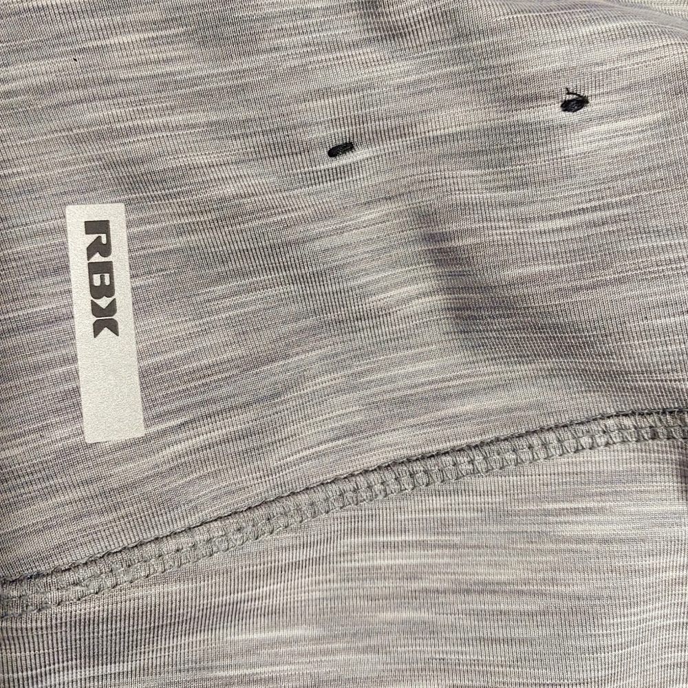 NWOT-RBX WM PETITE S GRAY MIX ATHLETIC CAPRIS - Picture 4 of 4